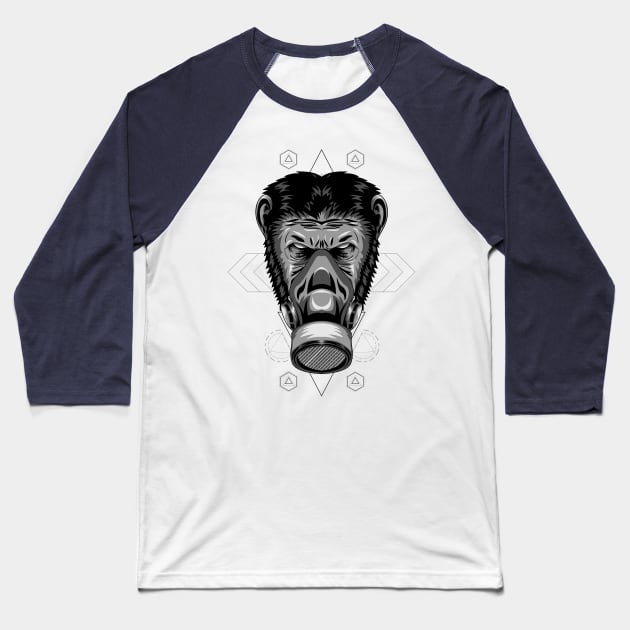 king monkey  mask Baseball T-Shirt by SHINIGAMII